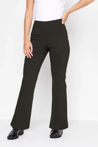 image of Petite Stretch Straight Leg Trousers