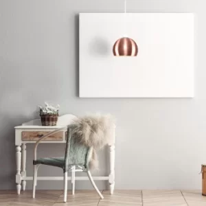 Image of Mini Arco Brushed Copper Pendant Shade