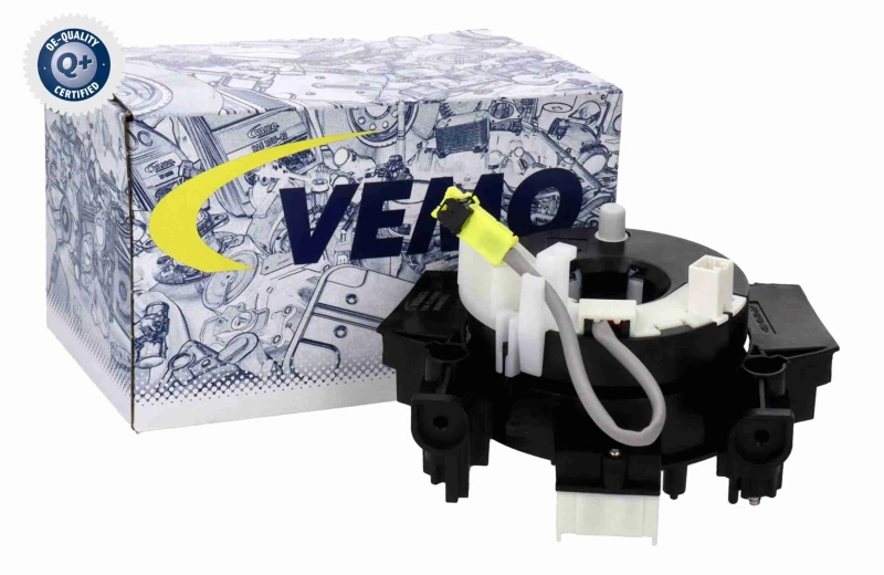 Image of VEMO Clock spring for steering wheel VEMO V38-72-0349