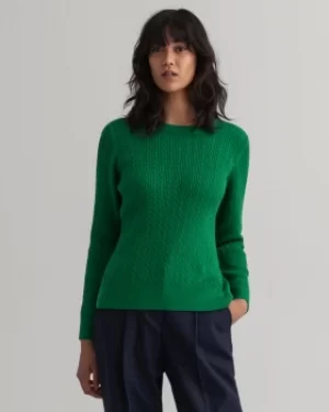 Image of GANT Cable Crew Neck Sweater