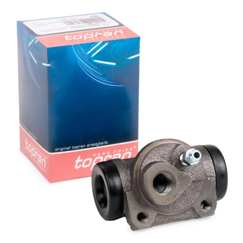 Image of TOPRAN 720 983 Brake Cylinder Rear Axle Left, with breather valve Wheel Brake Cylinder (277)
