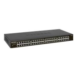 image of Netgear 48-Port Gigabit Ethernet Unmanaged Ethernet Switch Rackmount Fanless and Low-Power Consumption GS348-100EUS - Black