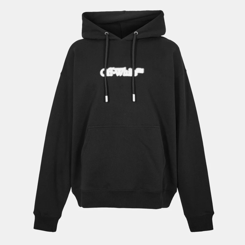 Image of Off White Mens Skate Pull Over Hoodie OTH Hoodies XS Black 53297203310
