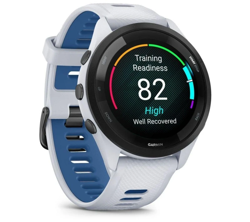 Image of Garmin Forerunner 265 Sports Watch - Tidal Blue, 46 mm, White,Blue 753759313722