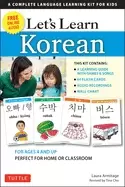 Image of lets learn korean kit 64 basic korean words and their uses flash cards fre