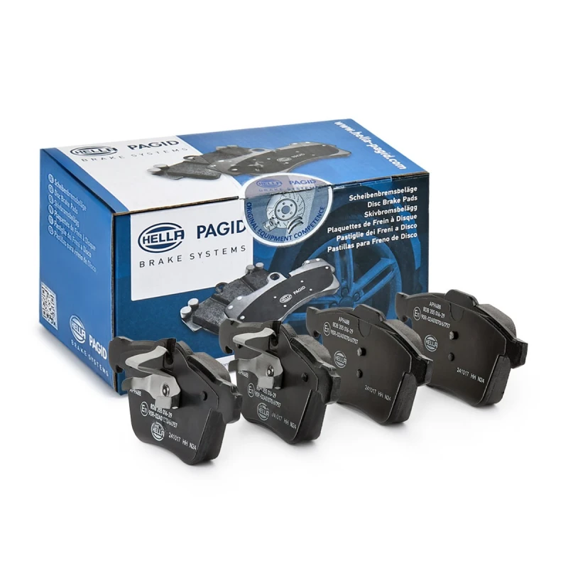 Image of HELLA Brake pad set HELLA 8DB 355 016-291