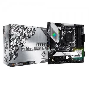 ASRock B550M Steel Legend AMD Socket AM4 Motherboard