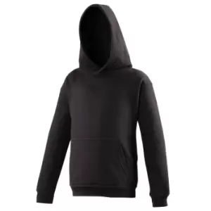 Image of Awdis Kids Unisex Hooded Sweatshirt / Hoodie / Schoolwear (12-13 Years) (Black Smoke)