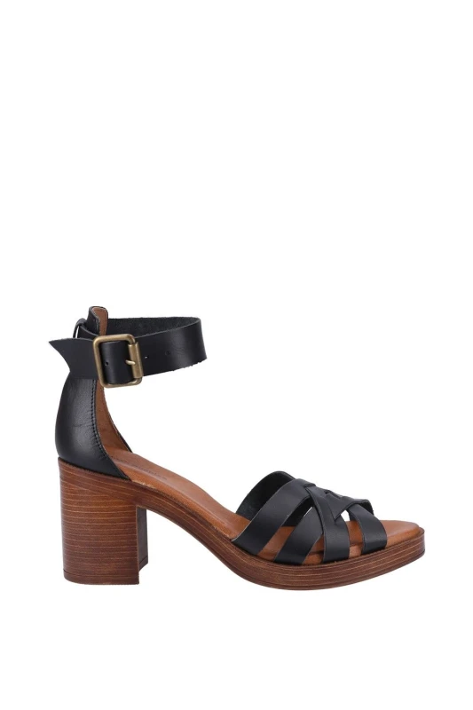 Image of Hush Puppies Womens Giselle Sandal in Black Size: 6 Black Female 6