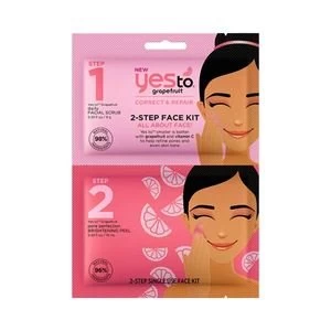 Image of Yes To Grapefruit 2-Step All About Face Kit