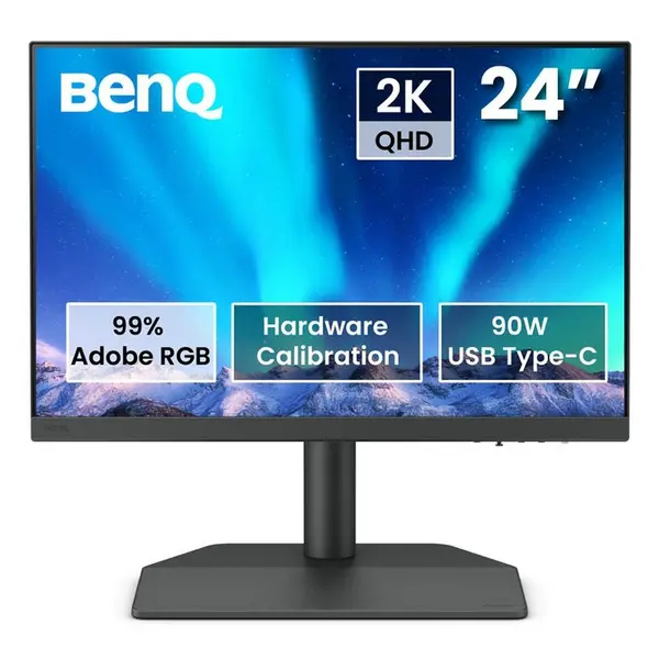 image of Benq 24" SW242Q 2K Quad HD IPS LED Monitor