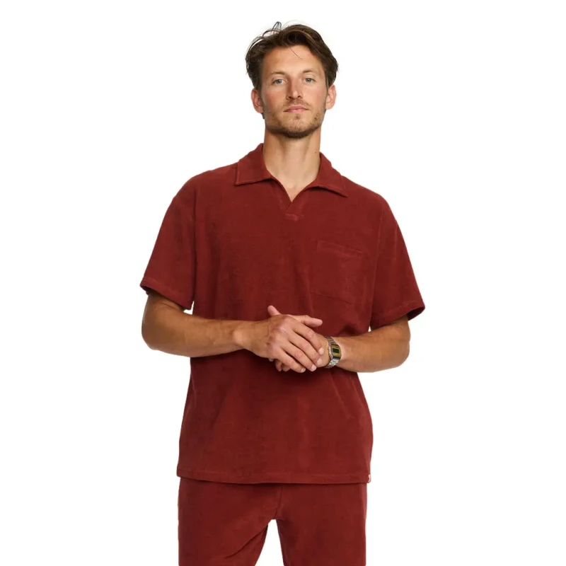 Image of Revolution Polo Revolution Terry Orange Male S
