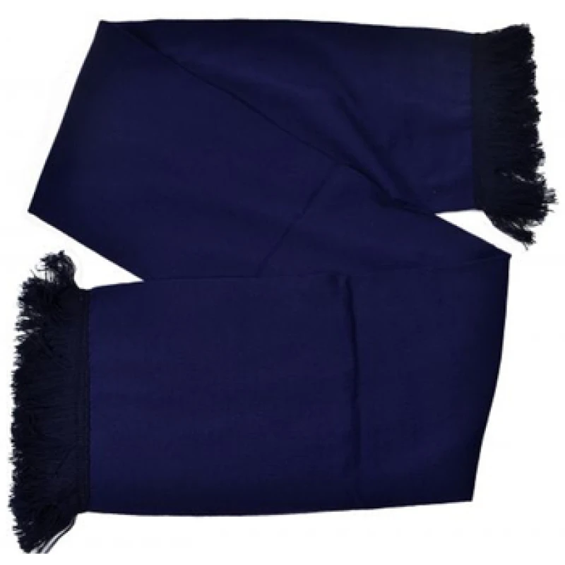 Image of BB Sports Mens Bar Knitted Winter Scarf in Navy Navy Male One Size
