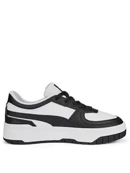 image of Puma Puma Cali Dream Leather, Black/White, Size 4, Women