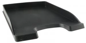 Leitz Plus Slim Letter Tray Black