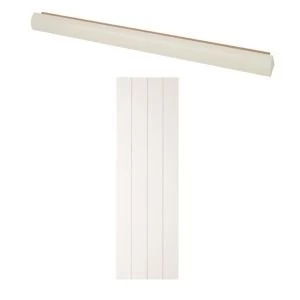Image of Cooke Lewis Carisbrooke Curved dresser pilaster kit H1342mm W70mm D355mm
