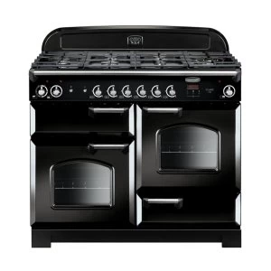 Image of Rangemaster CLA110DFFBLC 116780 110cm CLASSIC DF Range Cooker BlackChrome