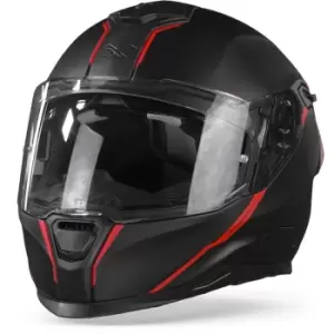Image of Nexx SX.100R Shortcut Black Red Matt S