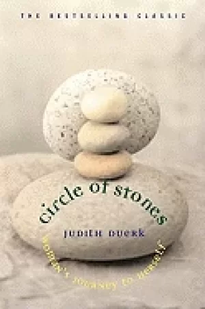 Image of circle of stones womans journey to herself