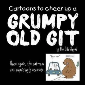 Image of Cartoons to Cheer up a Grumpy Old Git by Allan Plenderleith Hardback