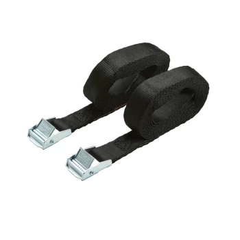 Image of 250kg Cambuckle Tie Down 25mmx2.5m - 2 Pack