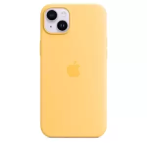 Image of Apple iPhone 14 Plus Silicone Case with MagSafe - Sunglow