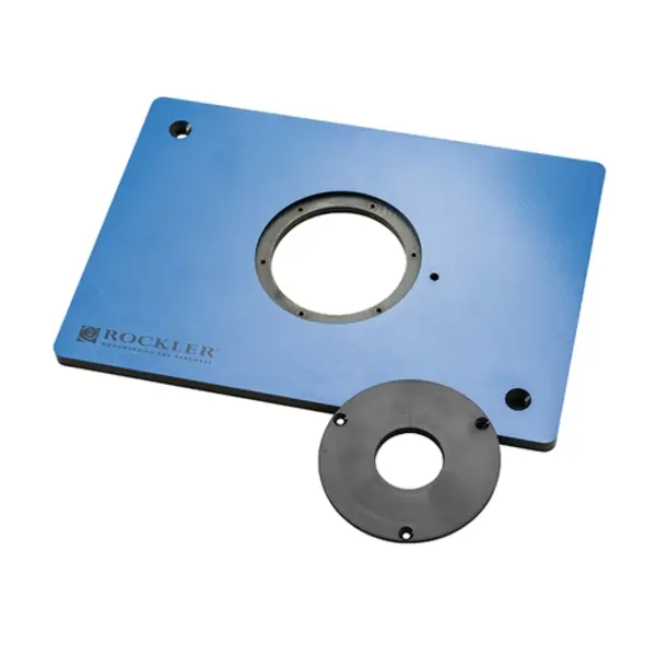 image of Rockler Phenolic Router Plate for Non-Triton Routers - 8-1/4 x 11-3/4"