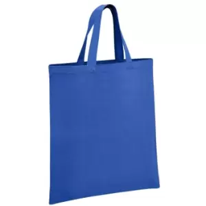 image of Brand Lab Organic Cotton Shopper Bag (One Size) (Royal Blue)