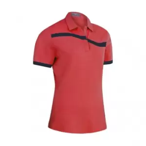 Image of Callaway 2022 Ladies COLOR BLOCK POLO GERANIUM - XL