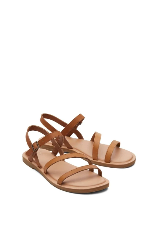 Image of TOMS Womens Kira Sandal in Tan Size: 8 Tan Female 8