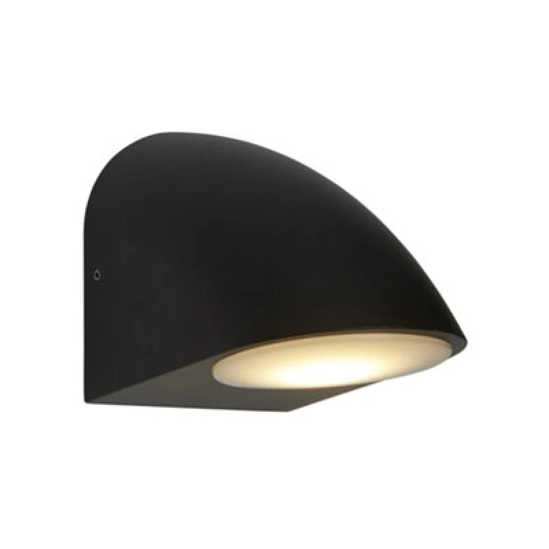 Image of Lighting Collection Nacala Black Wall Light