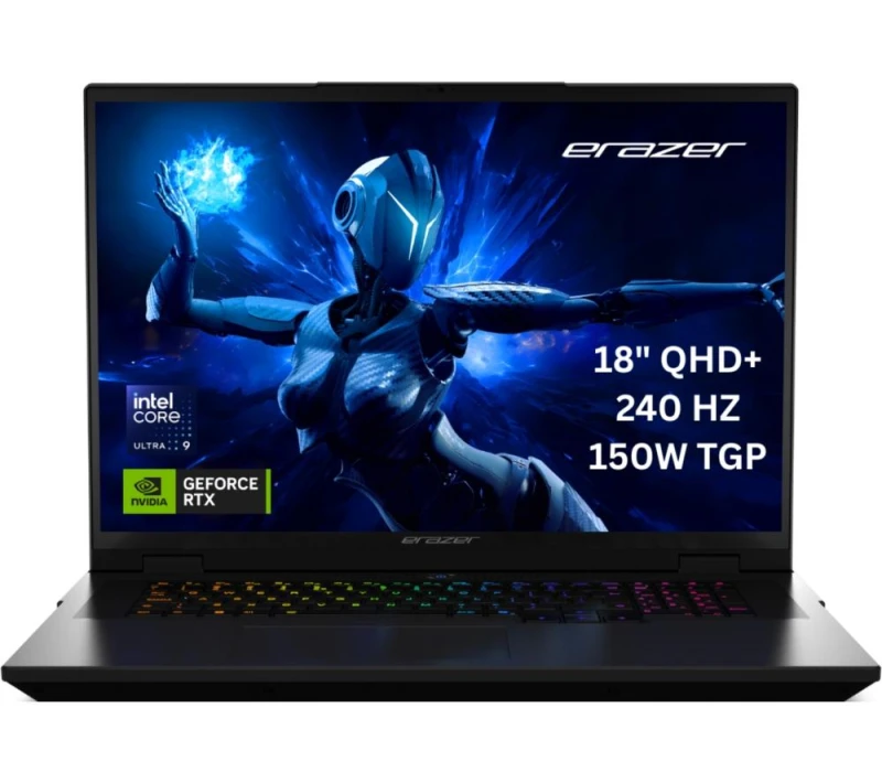 Image of MEDION Erazer Beast 18 X1 18" Gaming Laptop Intel Core Ultra 9, RTX 5090, 4TB SSD, Black 4061275239164