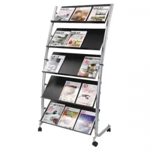 Image of Alba Contemporary Mobile 3 x 5 Literature Displays