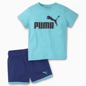 image of PUMA Minicats Babies' Set, Angel Blue, size 4-6 Months, Clothing