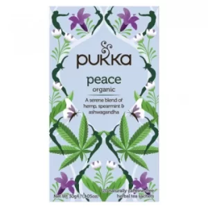 image of Pukka Herbs Peace Organic Herbal Tea 20 sachet