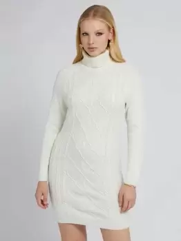 image of Guess Wool Blend Sweater Dress