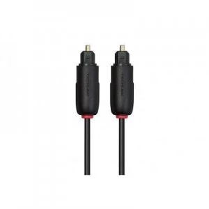 image of Techlink 103211 audio cable 1m TOSLINK Black