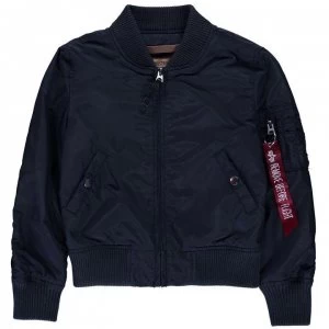 image of Alpha Industries MA1 TT Bomber Jacket - Rep Blue