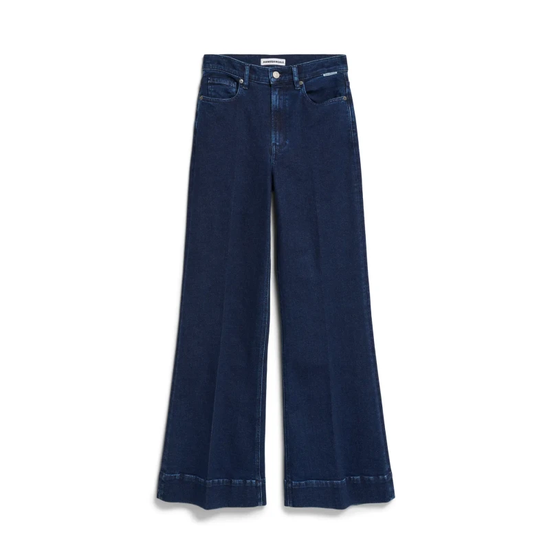 Image of ARMEDANGELS Wide Leg Womens Jeans Armedangels Murilaa Bleu Female 34x30