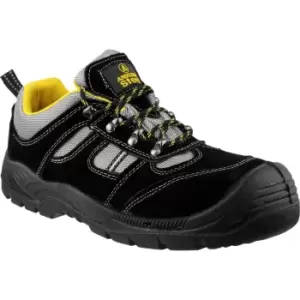 image of Amblers Safety FS111 Lightweight Lace Up Safety Trainer Black Size 6