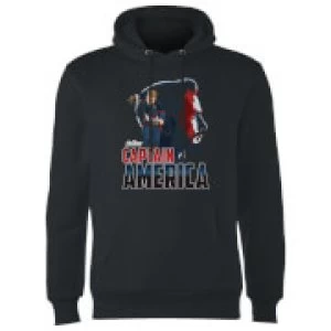 Image of Avengers Captain America Hoodie - Black