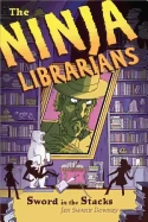 Image of ninja librarians sword in the stacks