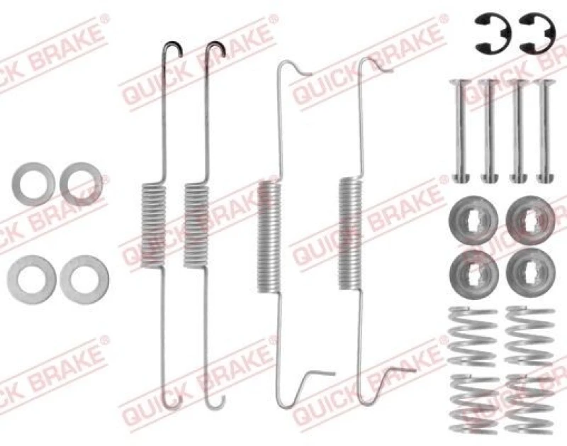 Image of QUICK BRAKE Brake shoe fitting kit QUICK BRAKE 105-0623