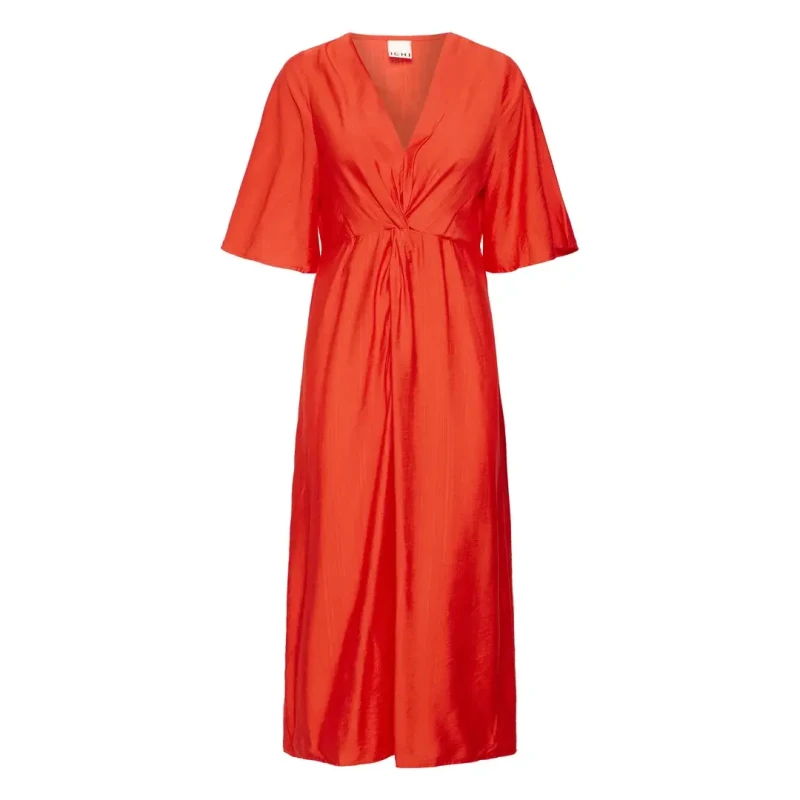 Image of Ichi Womens long dress Ichi Melda Rouge Female 34