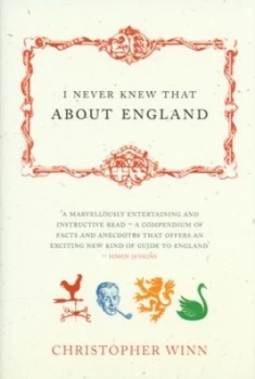 Image of I Never Knew That about England by Christopher Winn Hardback