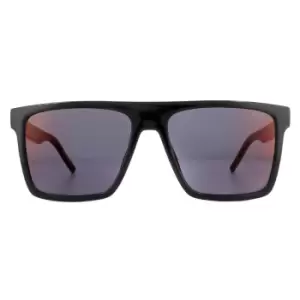 Image of Square Black Red Sunglasses