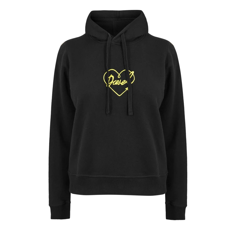 Image of Diesel Womens Crew Sweatshirt Black female 8