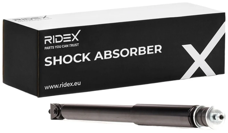 Image of RIDEX 854S1131 Shock absorber Front Axle, Gas Pressure, Telescopic Shock Absorber, Top pin Shock Absorber (854)