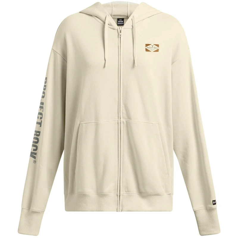 Image of Under Armour Womens Tech Fleece Full-Zip Hoodie Brown female 12 (M)