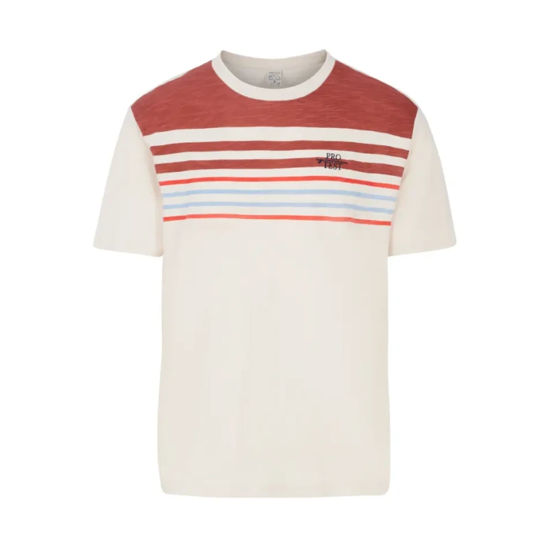 Image of Protest T-Shirt Protest Howlen Rouge Male XS
